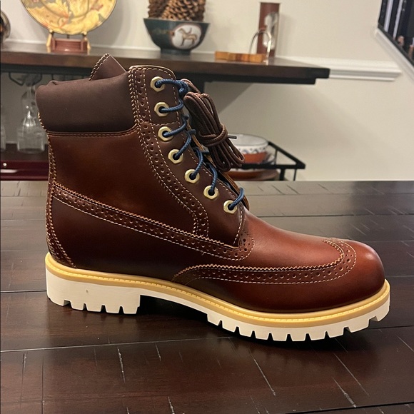 Timberland 6” Premium Brogue Boots Limited Edition Brown new Mens Size 9 main image 10